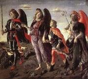 BOTTICINI, Francesco The Tree Archaangels and Tobias oil on canvas